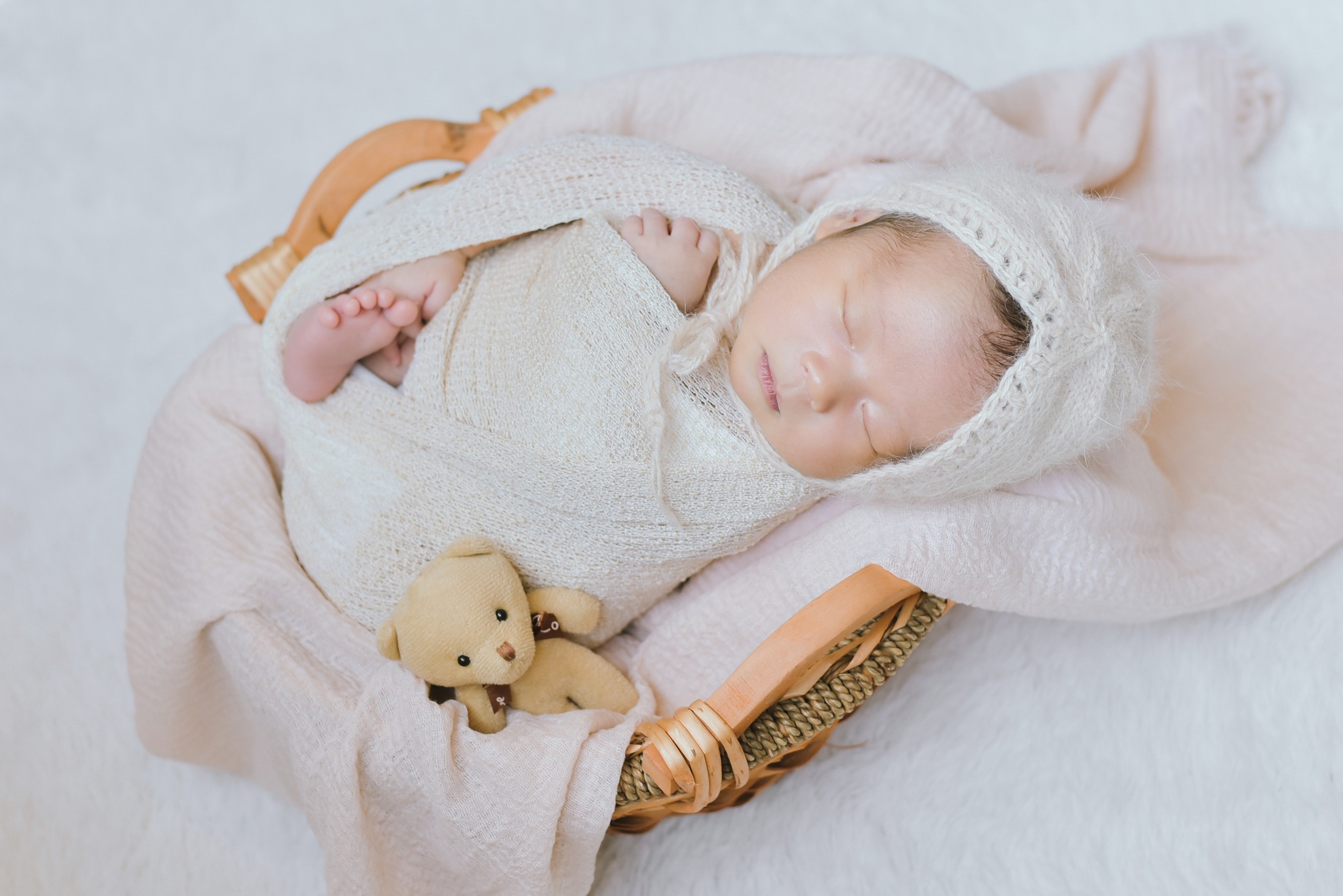 Sweet newborn portrait
