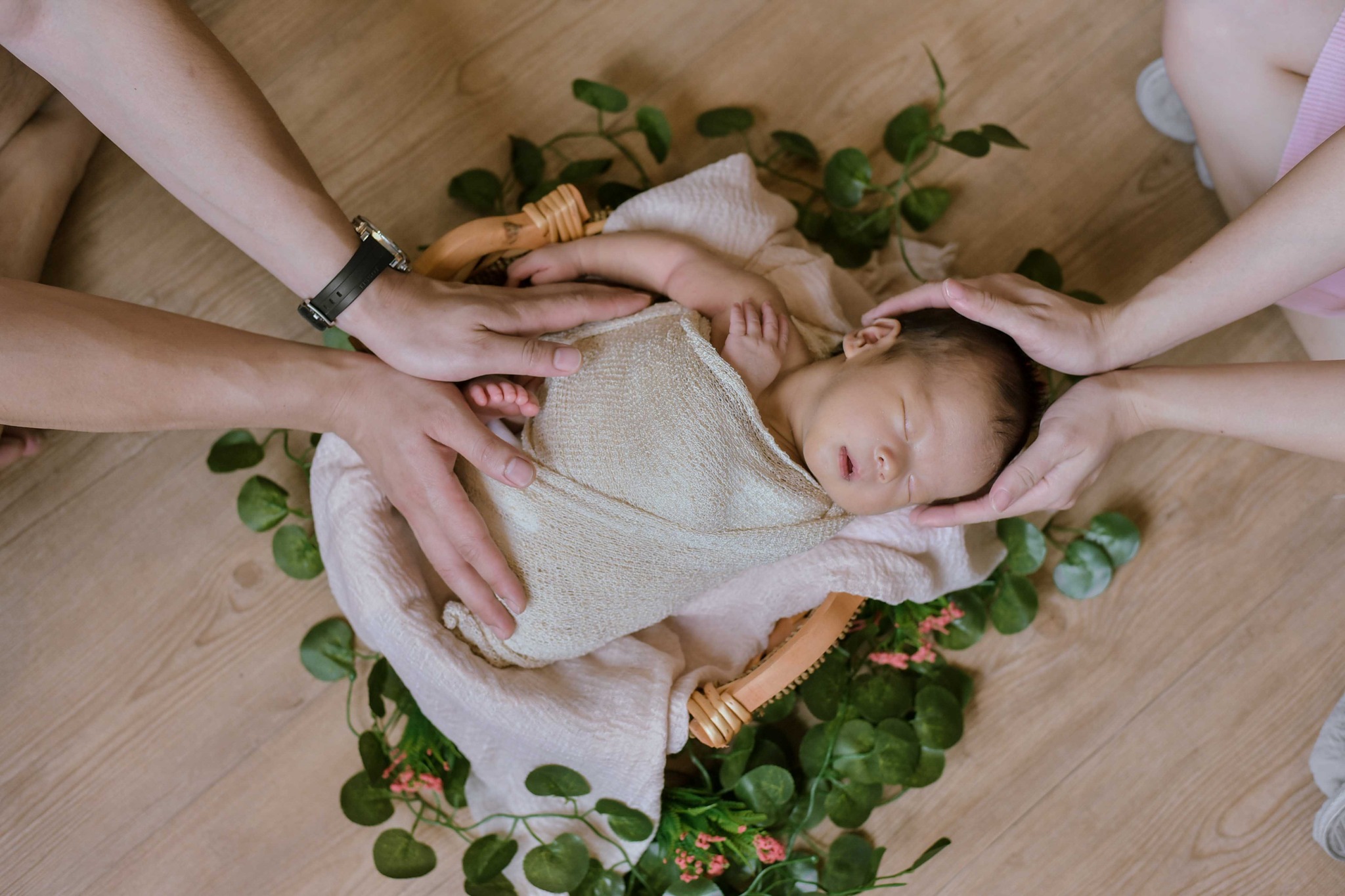 Newborn sleeping